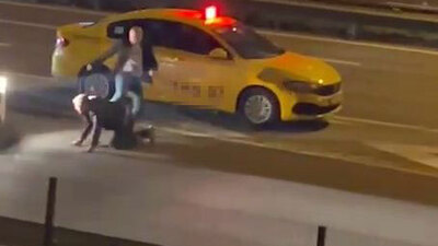 Taksiciden yolcuya 'ücret' dayağı!