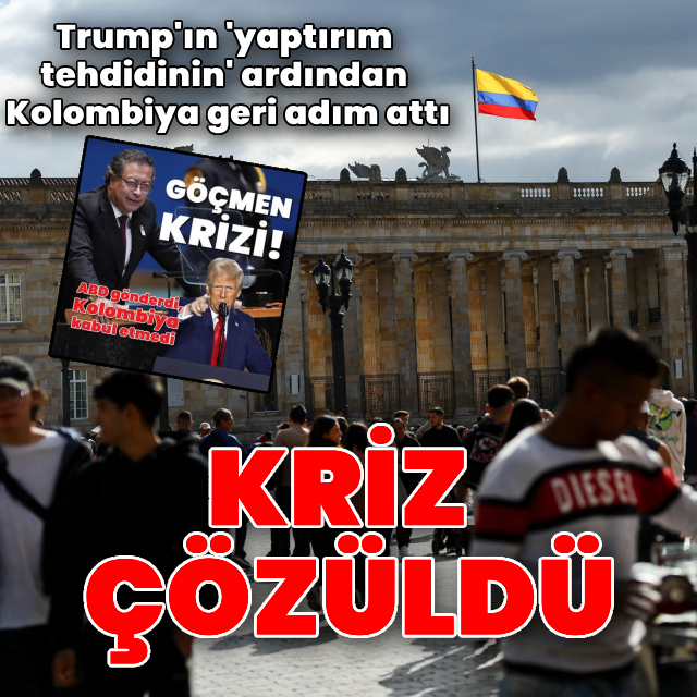 Kolombiya ve ABD arasındaki kriz çözüldü