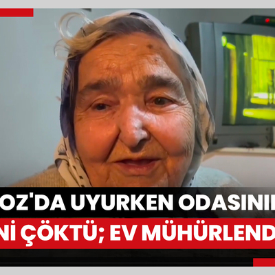 Beykoz'da uyurken odasının zemini çöktü; ev mühürlendi