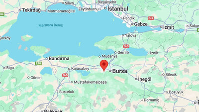 Bursa'da 4.0 büyüklüğünde deprem!