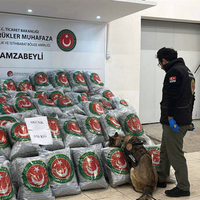 TIR'da ele geçirildi: 870 kilo