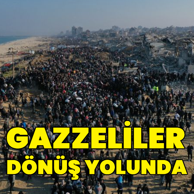Gazzeliler dönüş yolunda