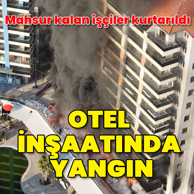 İnşaatta korku dolu dakikalar!