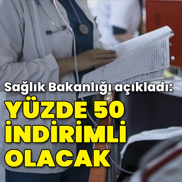 Aile hekimlerinin hastanelere yönlendirdiği kişilere yüzde 50 indirim