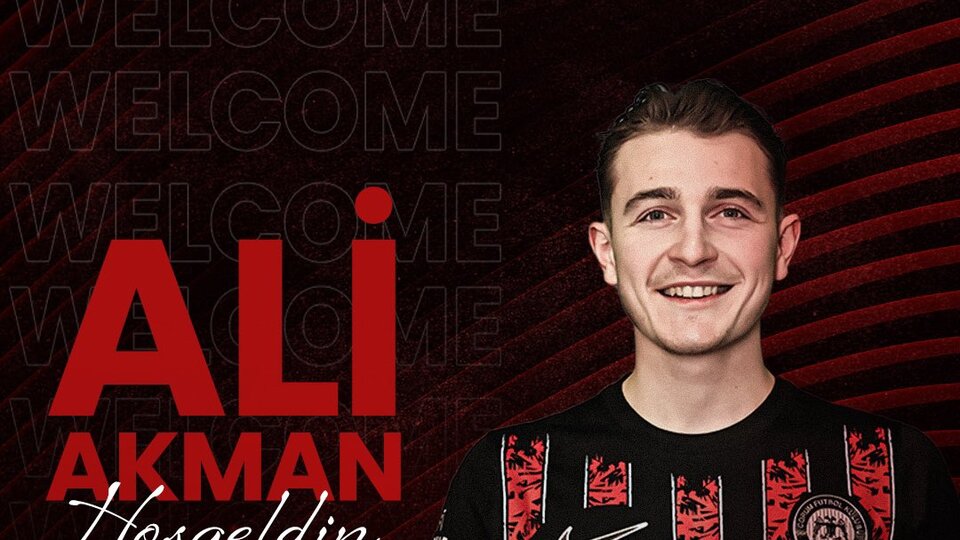 Ali Akman resmen Çorum FK'da!