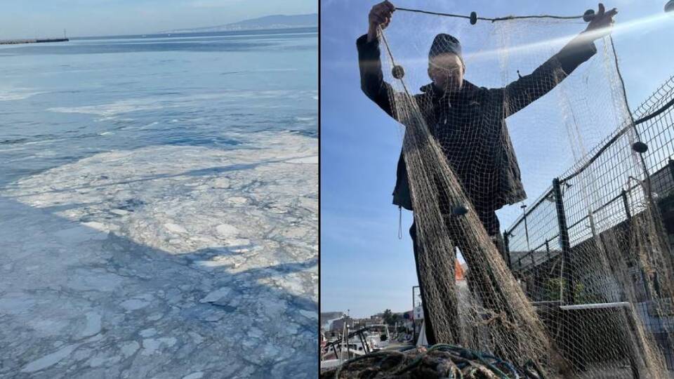 Mudanya'da balıkçılara müsilaj engeli