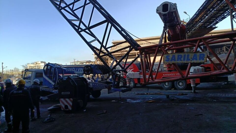 İşçilerin üzerine devrildi: 1 ölü, 1 yaralı