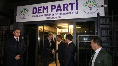Özgür Özel'den DEM Parti'li Bakırhan'a taziye ziyareti