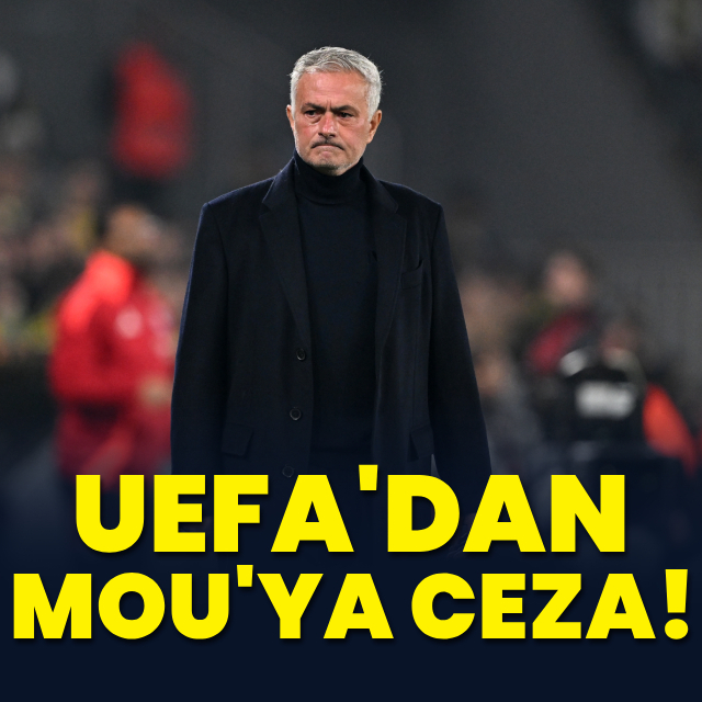 UEFA'dan Jose Mourinho’ya ceza