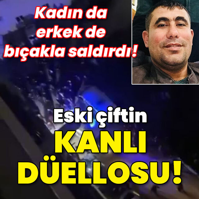 İki taraf da bıçakla saldırdı! Eski çiftin kanlı düellosu!