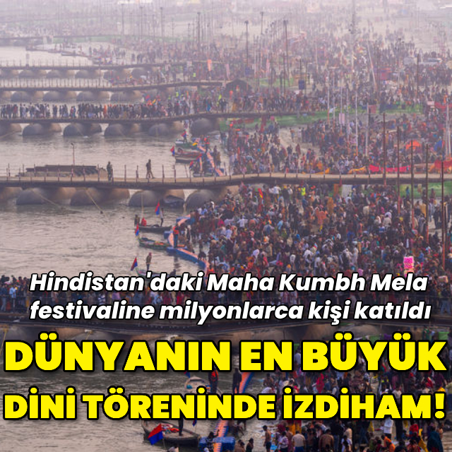 Dünyanın en büyük dini festivalinde izdiham!