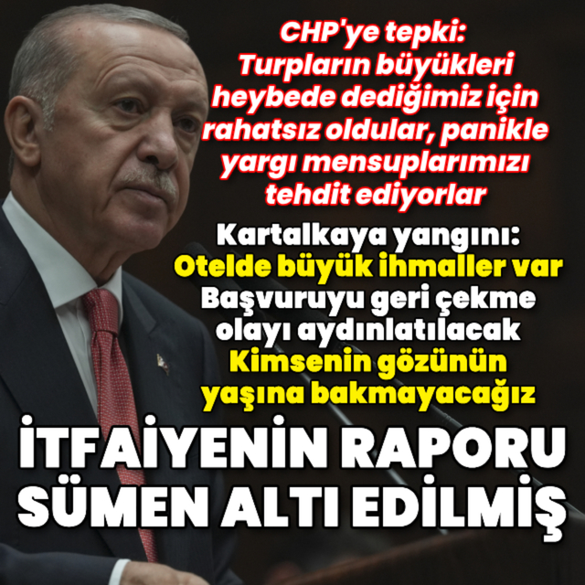 Cumhurbaşkanı Erdoğan'dan açıklamalar