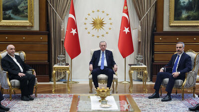 Cumhurbaşkanı Erdoğan Hamas heyetini kabul etti