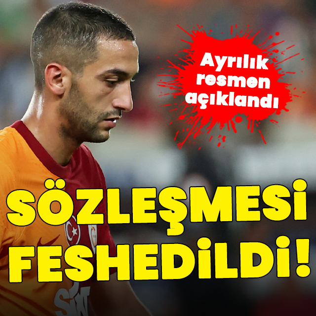Ziyech'in sözleşmesi feshedildi!