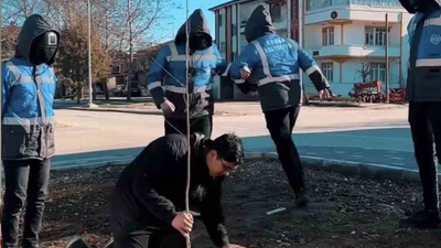 Squid Game akımına katıldı