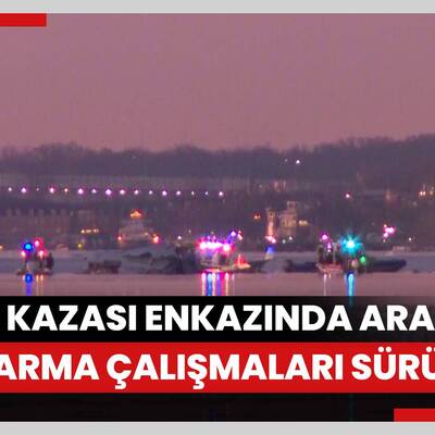ABD'de meydana gelen uçak kazası enkazında arama kurtarma çalışmaları sürüyor