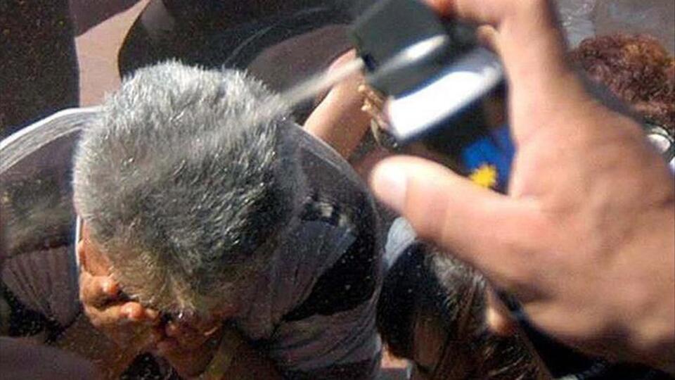 Biber gazı kararı geri çekildi