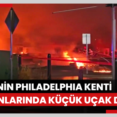 ABD'nin Philadelphia kenti yakınlarında küçük uçak düştü