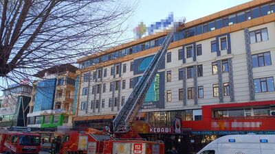 Lokantada yangın çıktı! Kurs boşaltıldı