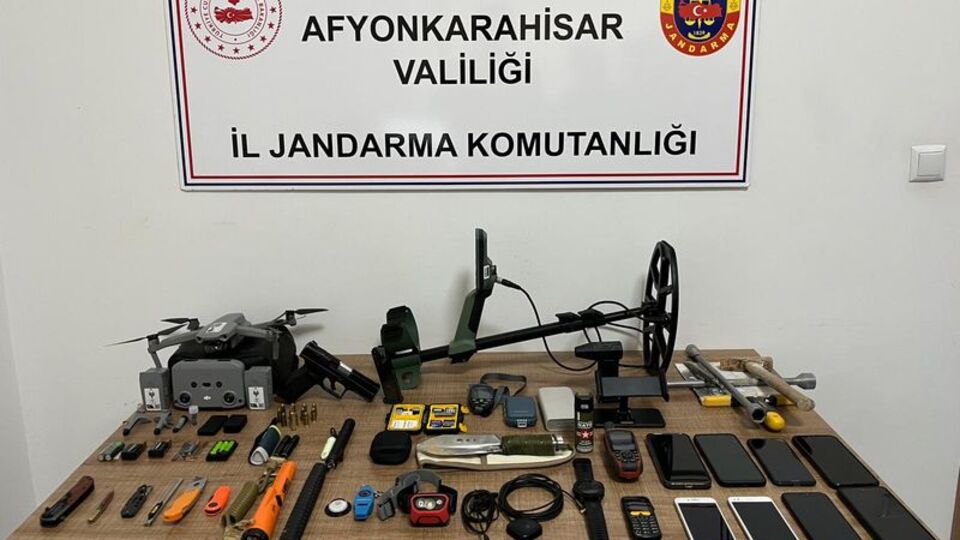 Kaçak kazı yapan 7 kişi yakalandı