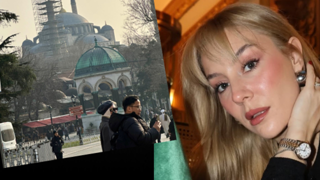 Ünlü oyuncu Tarihi Yarımada'yı gezdi