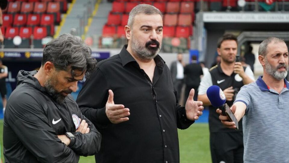 Rizespor Başkanı Turgut'tan açıklama!