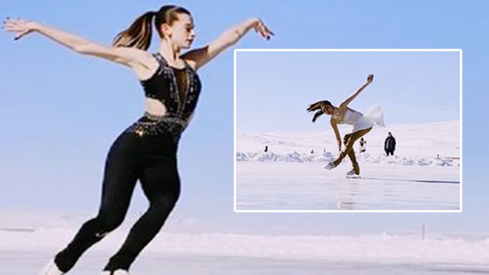 Büyüleyen kuğular nefes kesti!