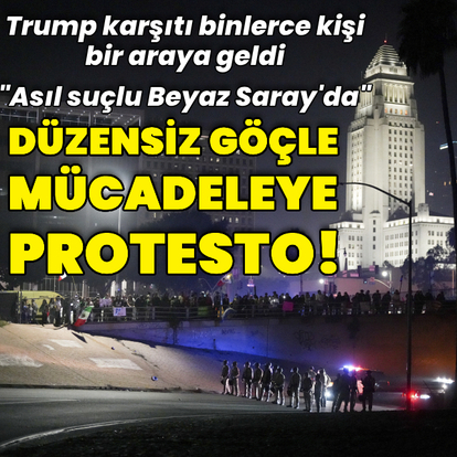 ABD'de düzensiz göçle mücadele protesto edildi