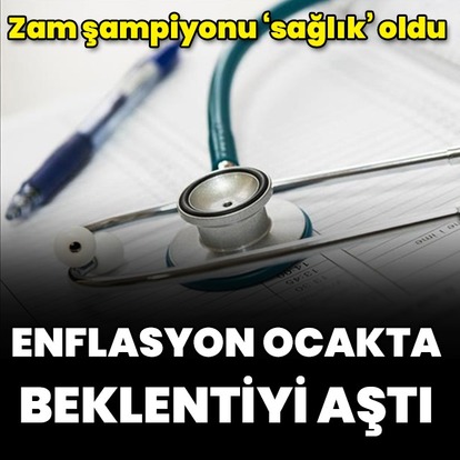 Ocak ayı enflasyonu açıklandı