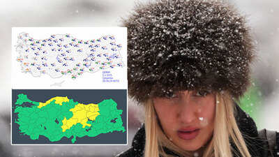 Meteoroloji'den 19 il için kar uyarısı! İşte o illerimiz!