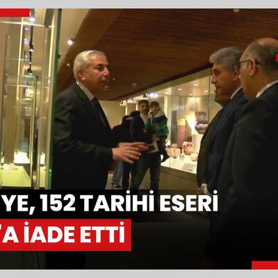 Türkiye, 152 tarihi eseri Mısır'a iade etti