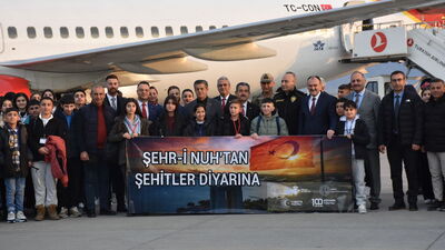 Şırnak'ta 172 öğrenci Çanakkale'ye gönderildi