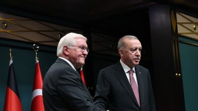 Cumhurbaşkanı Erdoğan Steinmeier ile görüştü