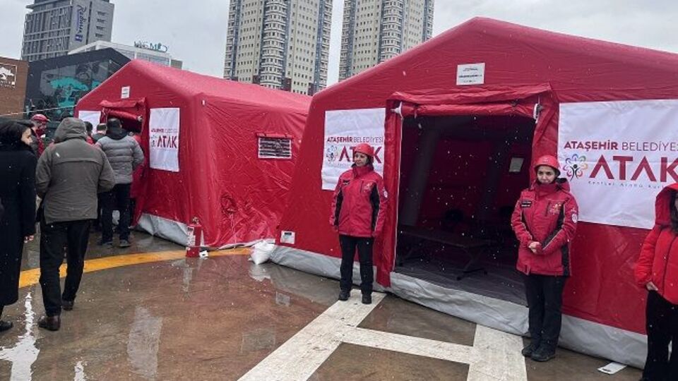 Ataşehir'de Arama Kurtarma Afet Köyü tanıtıldı