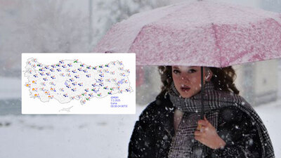 19 kent için kar, yağmur ve fırtına uyarısı!