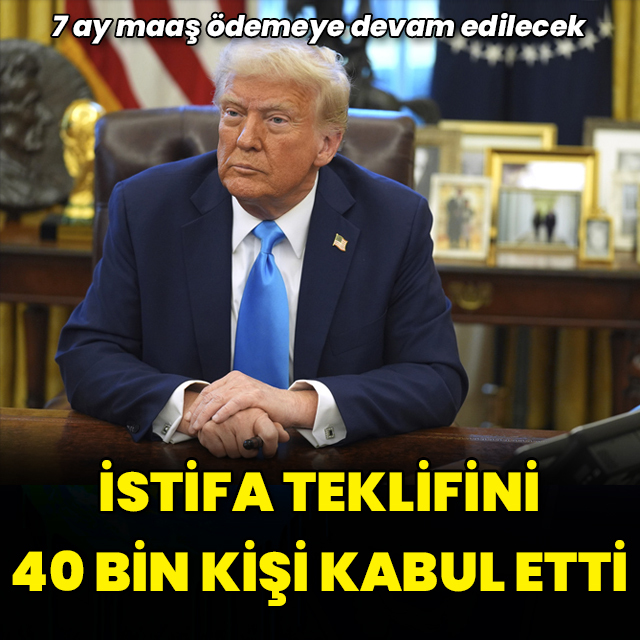 Trump'ın 'istifa teklifini' 40 bin kişi kabul etti