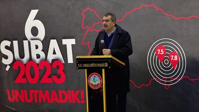 Bakan Tekin'den deprem bölgesindeki derslik sayısı hedefine ilişkin açıklama