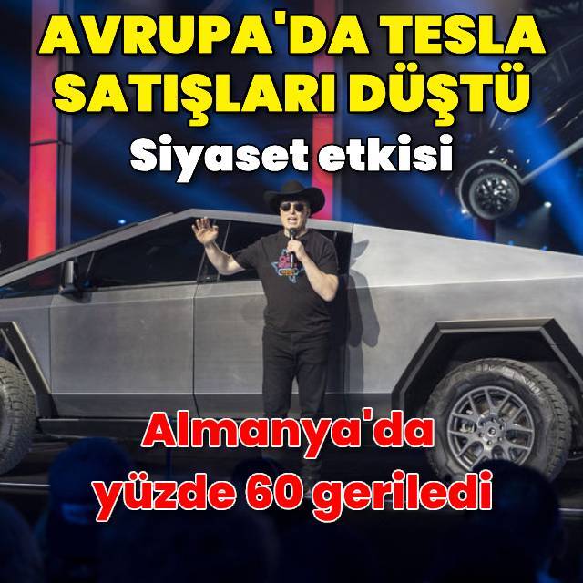 Avrupa'da tesla satışları düştü