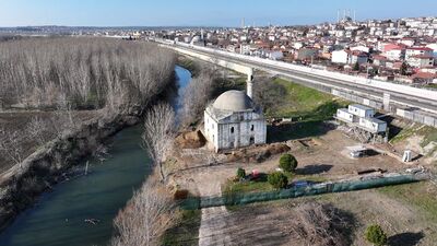 Tunca Nehri'nin kenarı düzenleniyor
