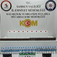 Samsun’da sahte alkol operasyonu