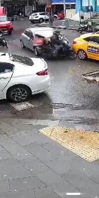  Kuryenin üzerine aracını sürmüştü...Tutuklandı