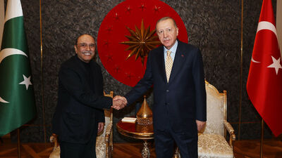 Cumhurbaşkanı Erdoğan Pakistanlı mevkidaşı Zerdari ile görüştü