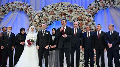 Cumhurbaşkanı Yardımcısı Yılmaz'ın mutlu günü