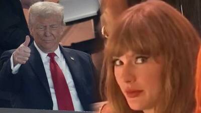 Trump'a tezahürat, Swift'e yuhalama