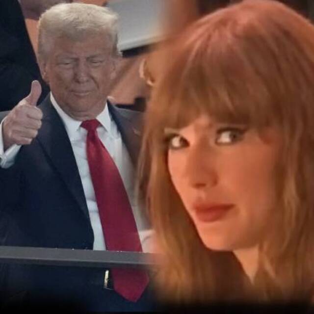 Trump'a tezahürat, Swift'e yuhalama