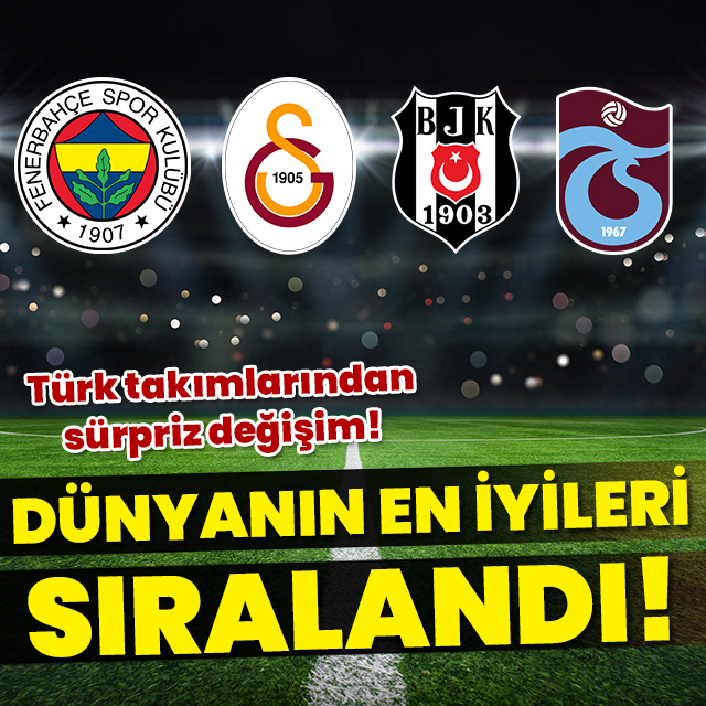  Dünyanın en iyi kulüpleri listelendi!