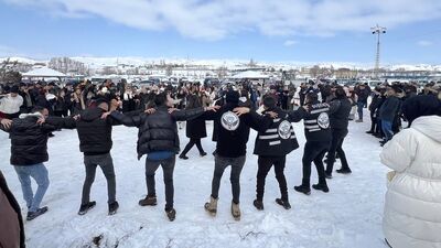 Sivas'ta kar festivali düzenlendi
