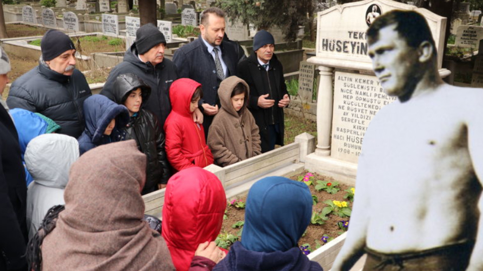 Kırkpınar'ın efsanesi "Hüseyin Pehlivan" anıldı