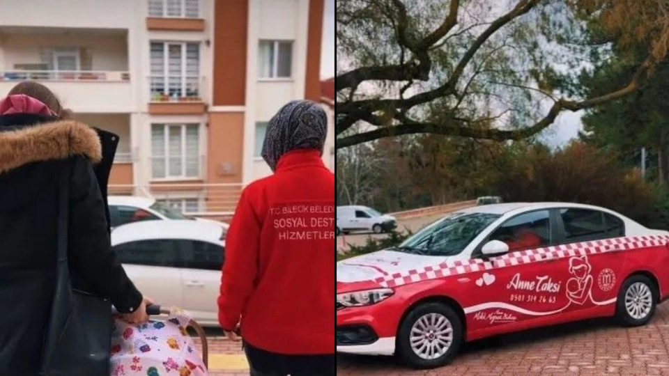 Bilecik'te "Anne Taksi" hayata geçti