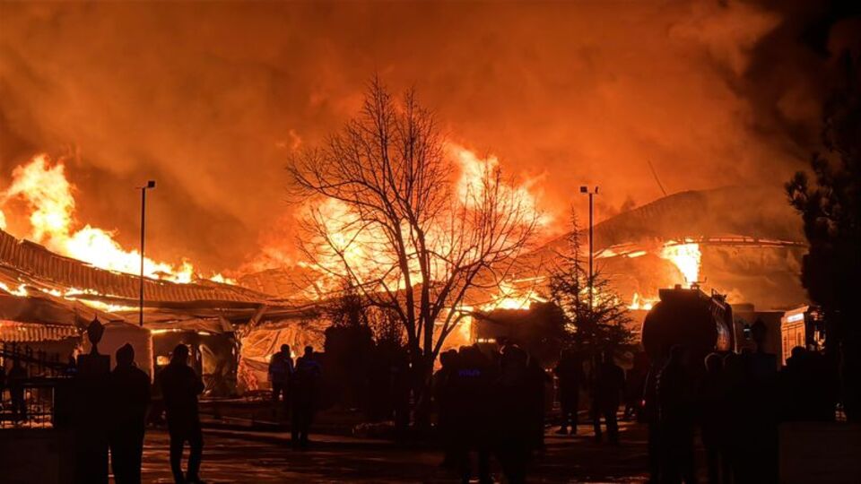 Afyonkarahisar'da fabrika yangını